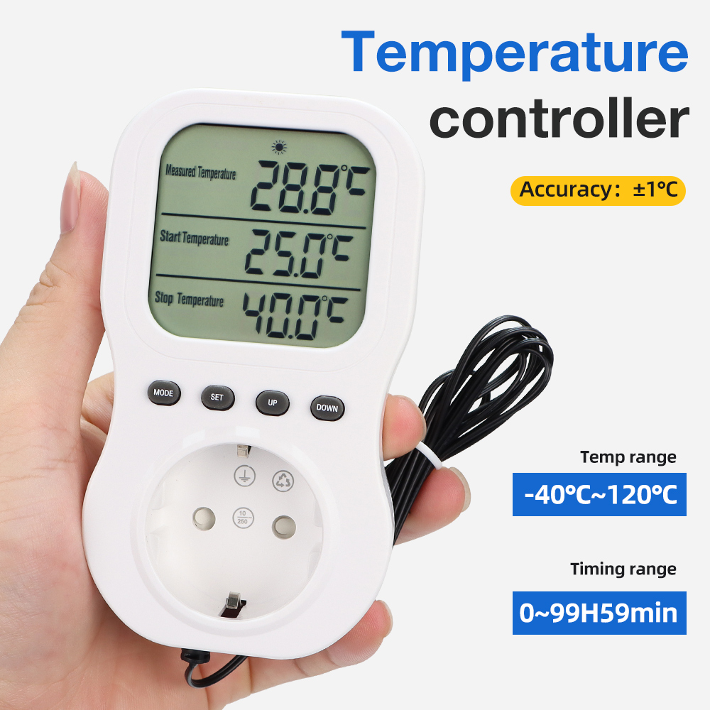 Smart Thermostat LCD Digital T - Wifi Thermostat recension och pris