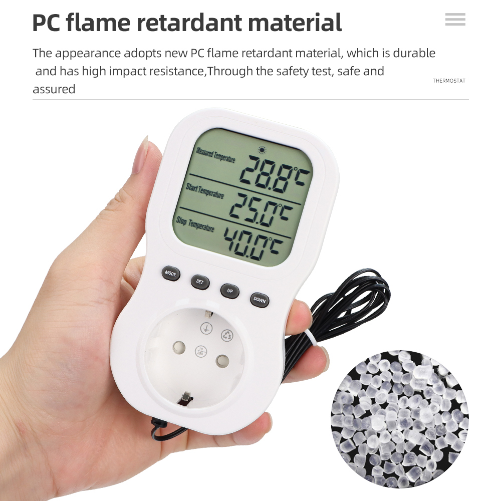Smart Thermostat LCD Digital T - Wifi Thermostat recension och pris