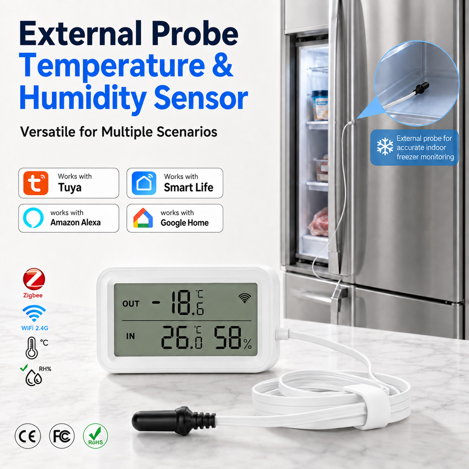 External Waterproof Probe Temp - Wifi Thermostat recension och pris