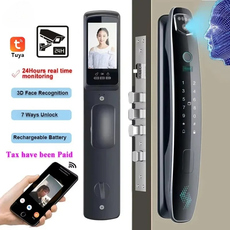 3D Face Recognition Smart Pass - Smart Door Lock Wifi recension och pris