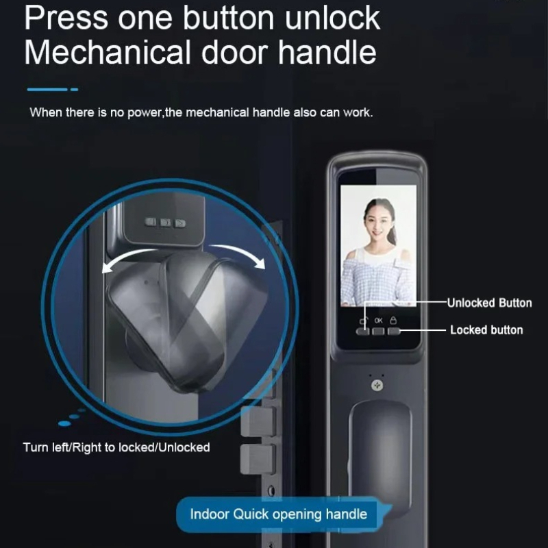 3D Face Recognition Smart Pass - Smart Door Lock Wifi recension och pris