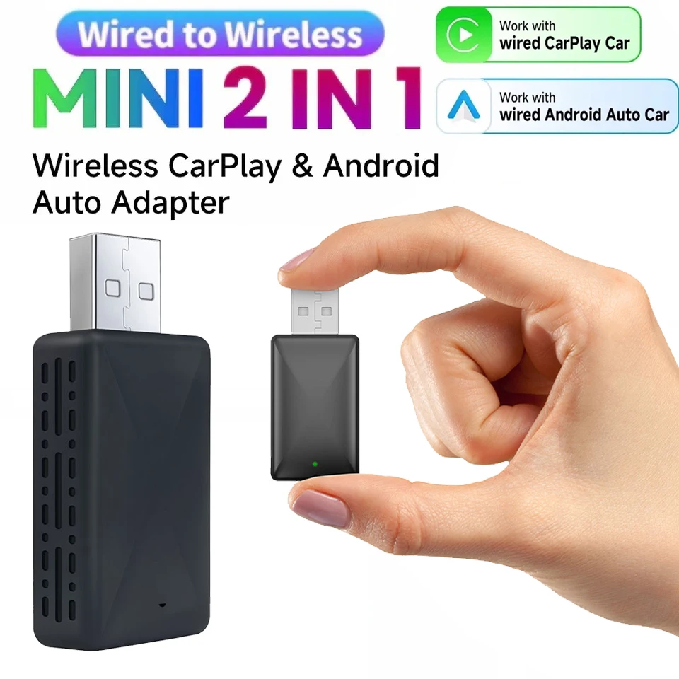 ZHIYU 2 in 1 Wireless Carplay& - Wifi Smart Plug recension och pris