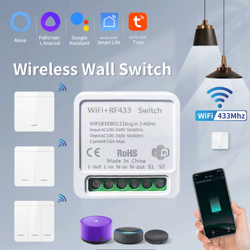 Tuya WiFi Smart Light Switch S - Smart Light Switch Wifi recension och pris