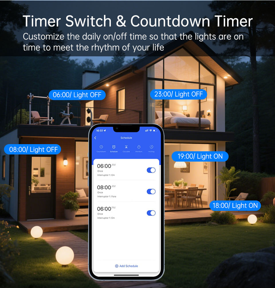 1 2 3 4 Gang WiFi RF 433mhz To - Smart Light Switch Wifi recension och pris