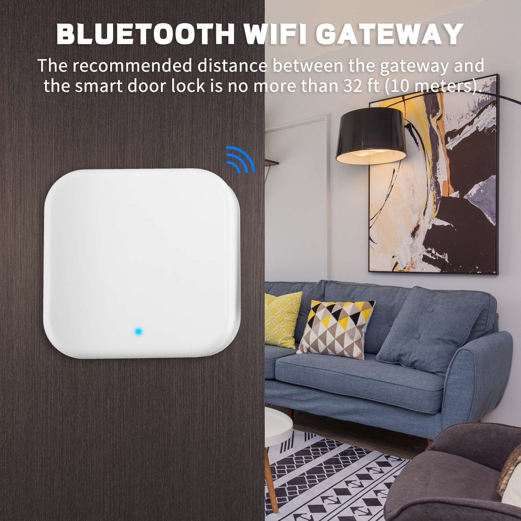 Bluetooth Wifi Gateway Fingerp - Smart Door Lock Wifi recension och pris
