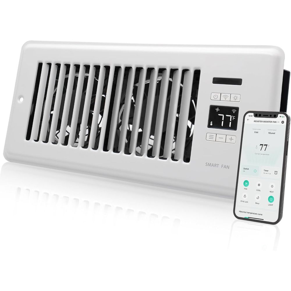 Super Quiet Register Booster F - Wifi Thermostat recension och pris