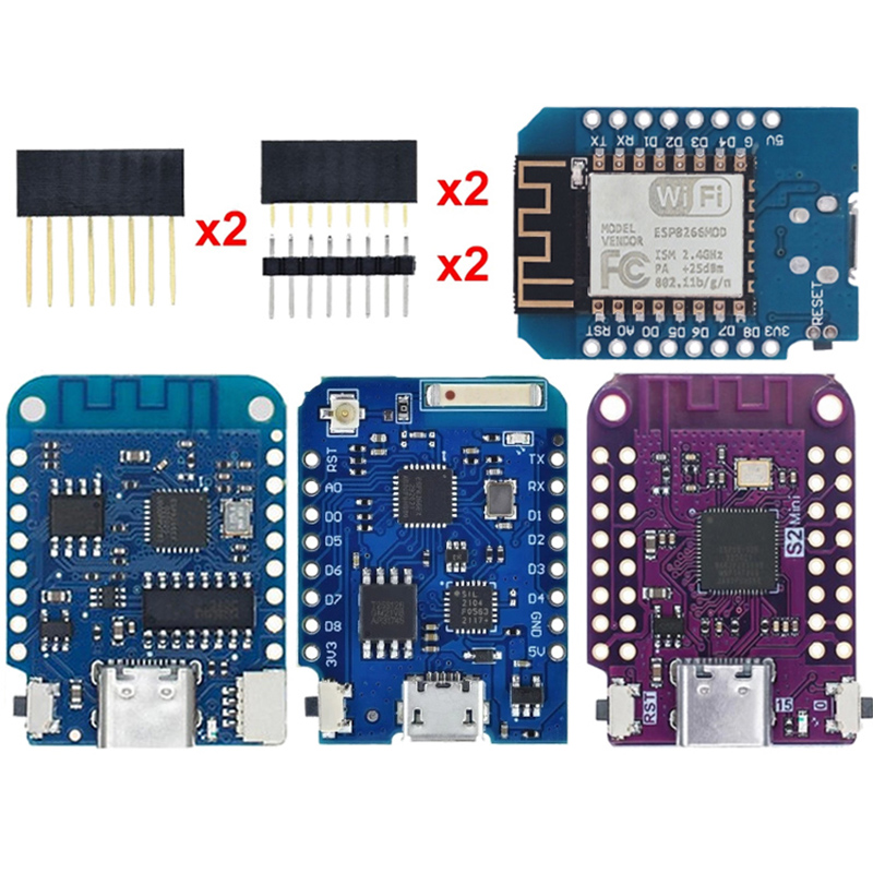 WeMos D1 Mini Pro V3.0 NodeMcu - Esp8266 Relay Module recension och pris